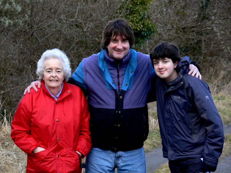 Mum, Andy and Jono