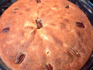 Banana and pecan cake