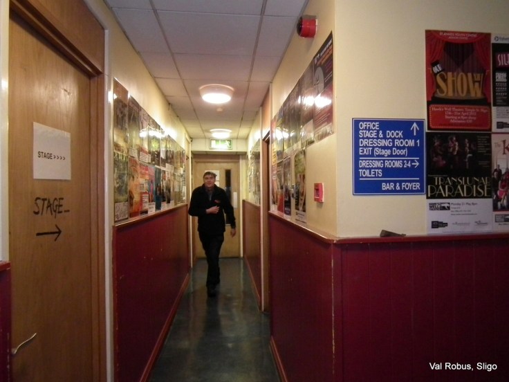 Francis in the corridor