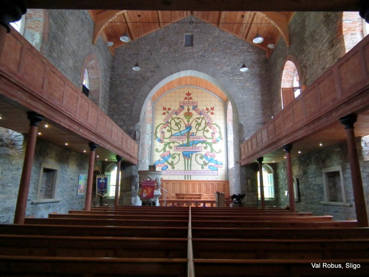 Inside the church