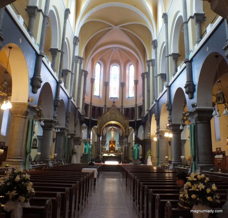 Inside the cathedral