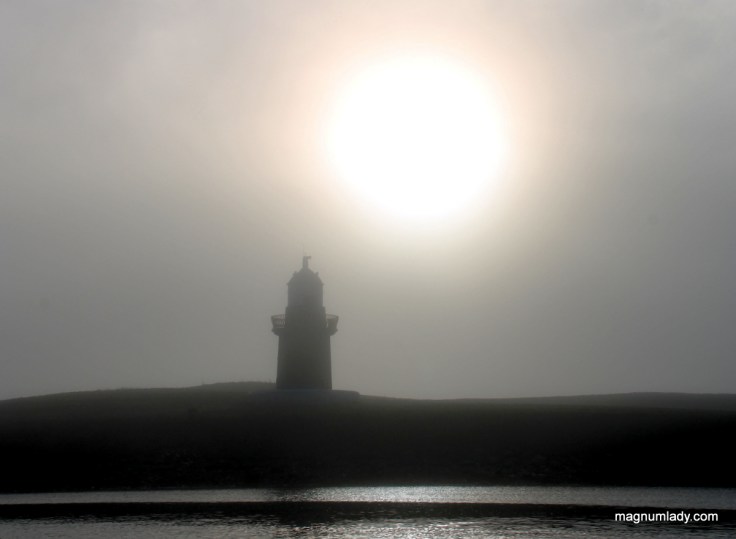 The sun and the lighthouse