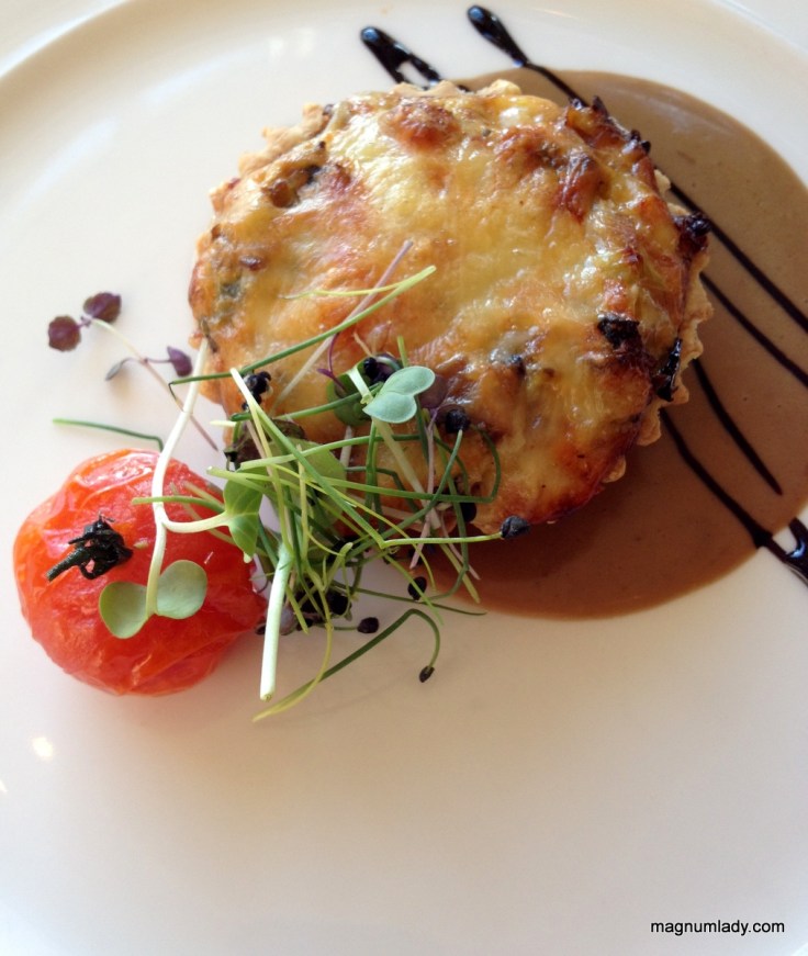 Mixed Mushroom, Baby Leek & Gruyere Cheese Tartlet