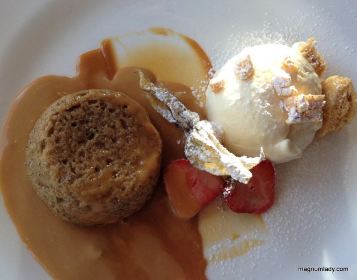  Banana Toffee Pudding, Caramel Sauce, Honey & Chantilly Cream