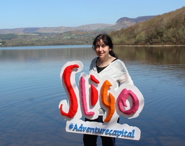 Me holding up Sligo - image credit David O'Hara