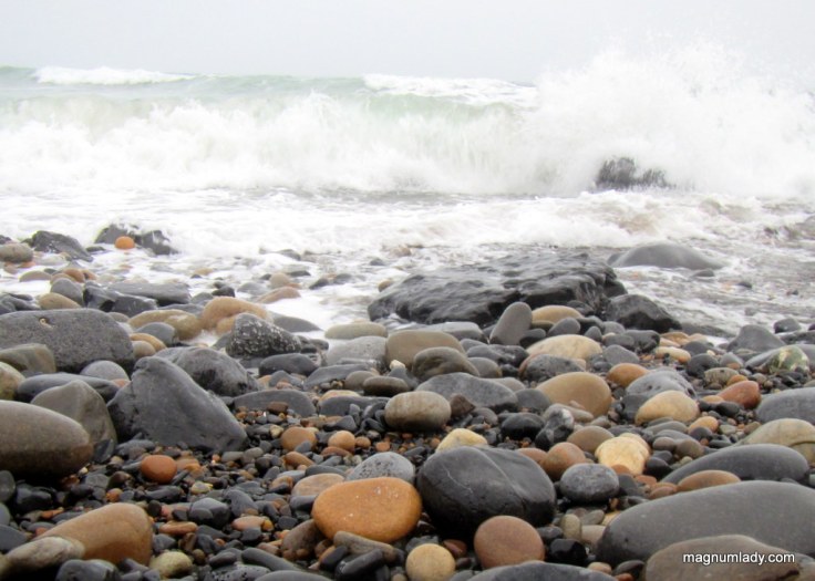 pebbles and waves