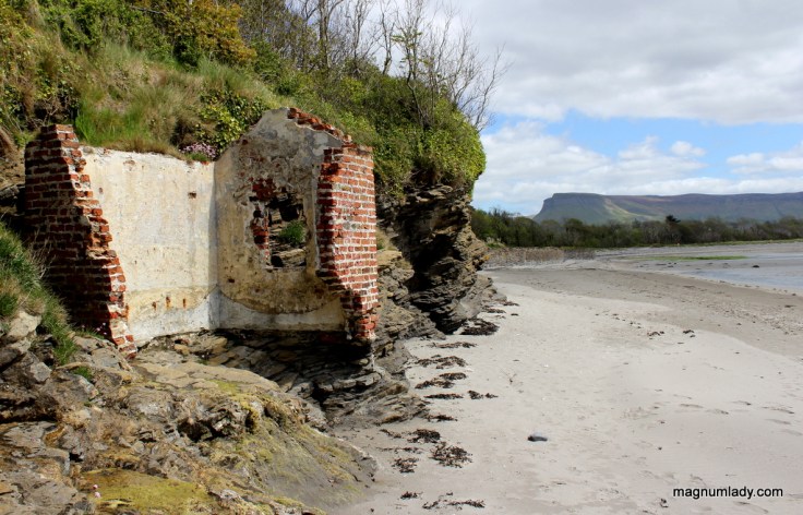 Ruins on Lissadell Beach