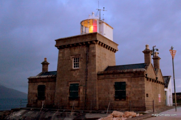 Blacksod Lighthouse at night