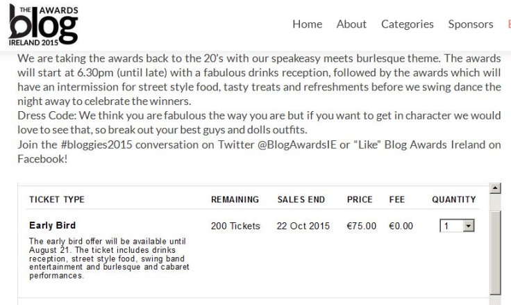 Blog Awards Ireland