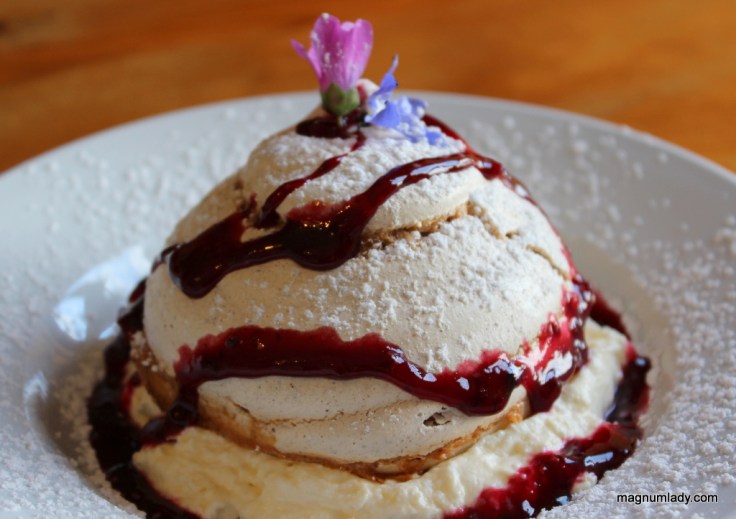 Chocolate & Nori (seaweed) Meringue Swirl