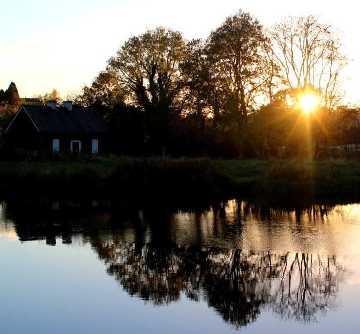 Sunset at the little cottage