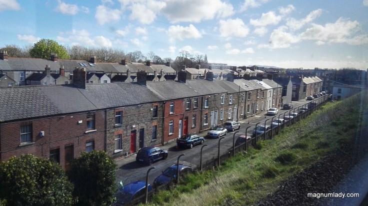 Dublin from the train