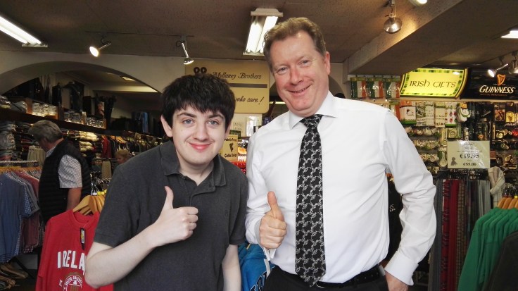 Jono with John Mullaney - Mullaney's Travel