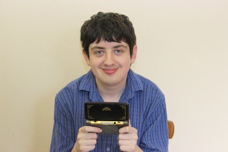 Jono with his Nintendo DS 