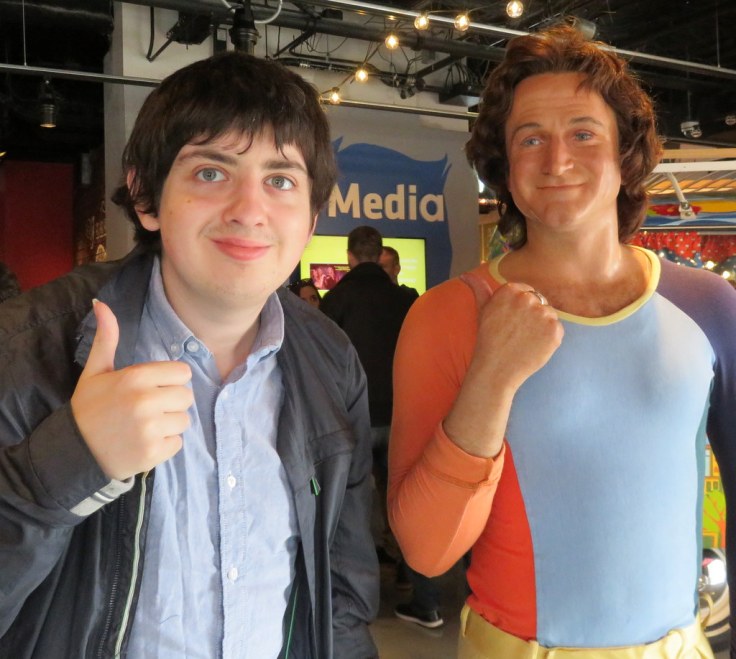 Jono with Robin Williams