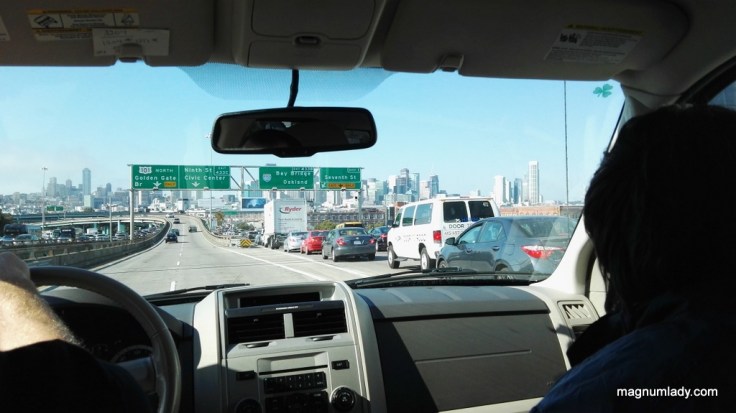 Coming into the city