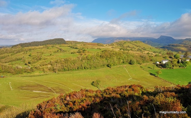 Irish mountain landscape 